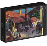 Grafika Grafika La Briqueterie, 1908 (The Brickyard 1908) -Maximilien Luce - Puzzle 1000pcs