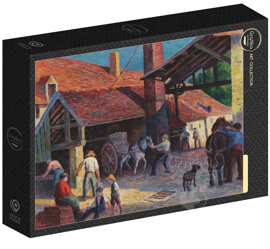 Grafika La Briqueterie, 1908 (The Brickyard 1908) -Maximilien Luce - Puzzle 1000pcs