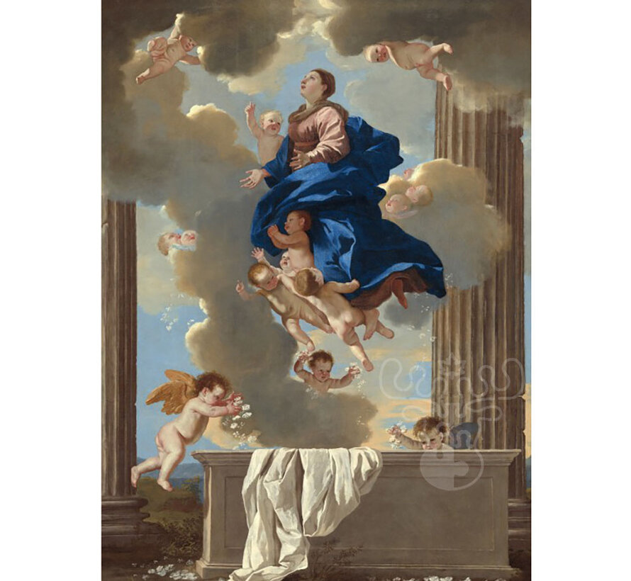 Grafika The Assumption of the Virgin, 1630/1632 - Nicolas Poussin-Puzzle 1000pcs