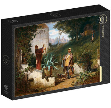 Grafika Grafika Jugendfreunde, Carl Spitzweg - 1855 Puzzle 1000pcs