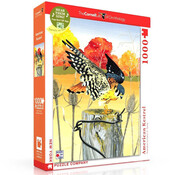 New York Puzzle Company FINAL SALE New York Puzzle Co. Cornell Lab: American Kestrel Puzzle 1000pcs
