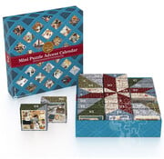 New York Puzzle Company New York Puzzle Co. Loré Pemberton: Advent Calendar Mini Puzzle 24 x 100pcs