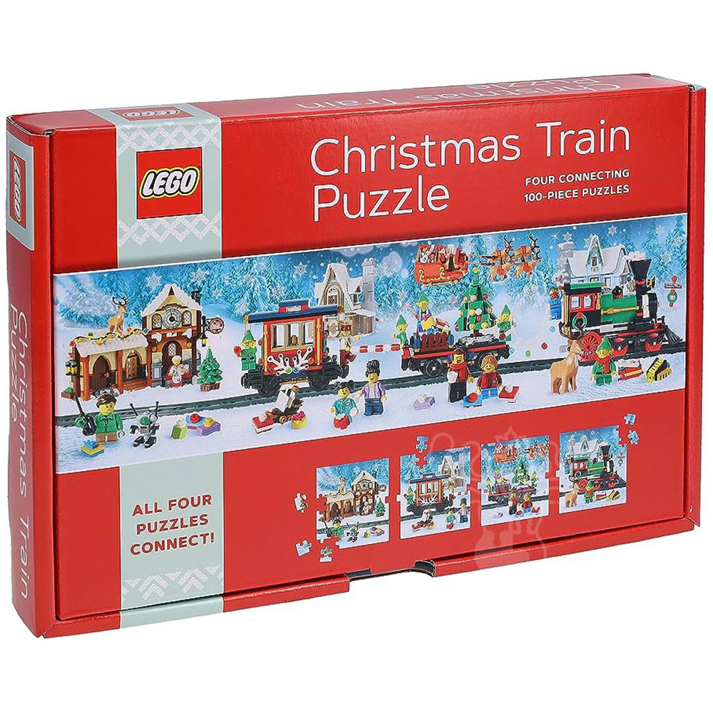 Chronicle LEGO Christmas Train Puzzle 4 x 100pcs Puzzles Canada