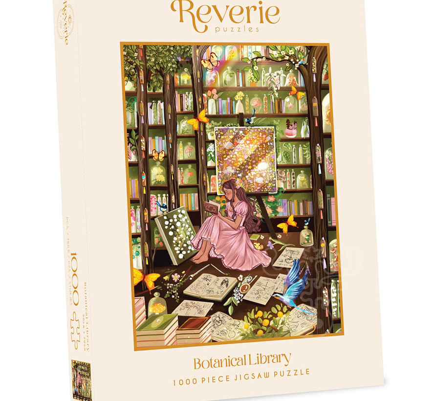 Reverie Botanical Library Puzzle 1000pcs