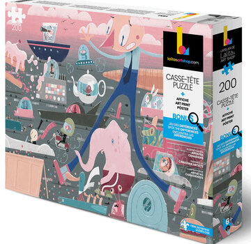 Lalita's Art Shop FINAL SALE Lalita Puzzle Panic in Traffic Puzzle 200pcs