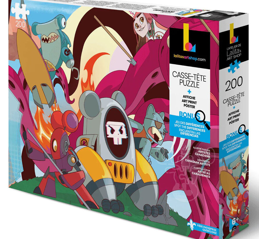 FINAL SALE Lalita Heros Puzzle 200pcs