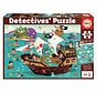 Educa Detectives: Pirates Puzzle 50pcs
