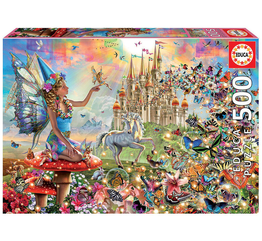 Educa Fairy & Butterflies Puzzle 500pcs