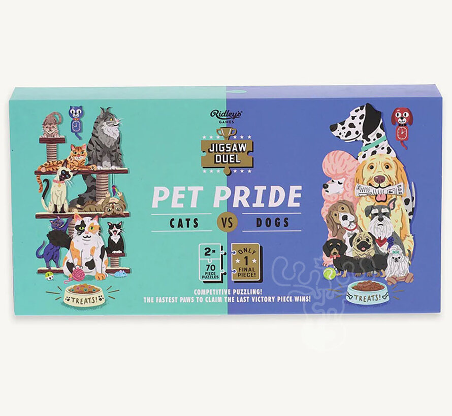 Ridley's Jigsaw Duel Pet Pride Puzzle 2 x 70pcs