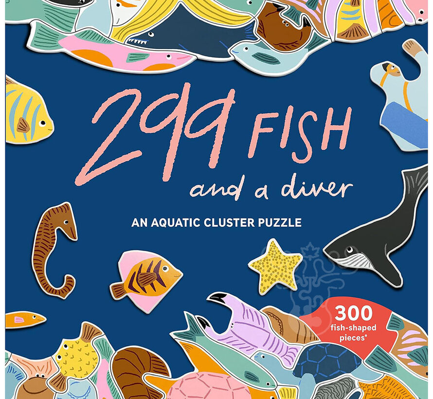 Laurence King 299 Fish (and a Diver) Puzzle 300pcs