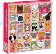 Galison Galison Festive Fur Balls Puzzle 500pcs