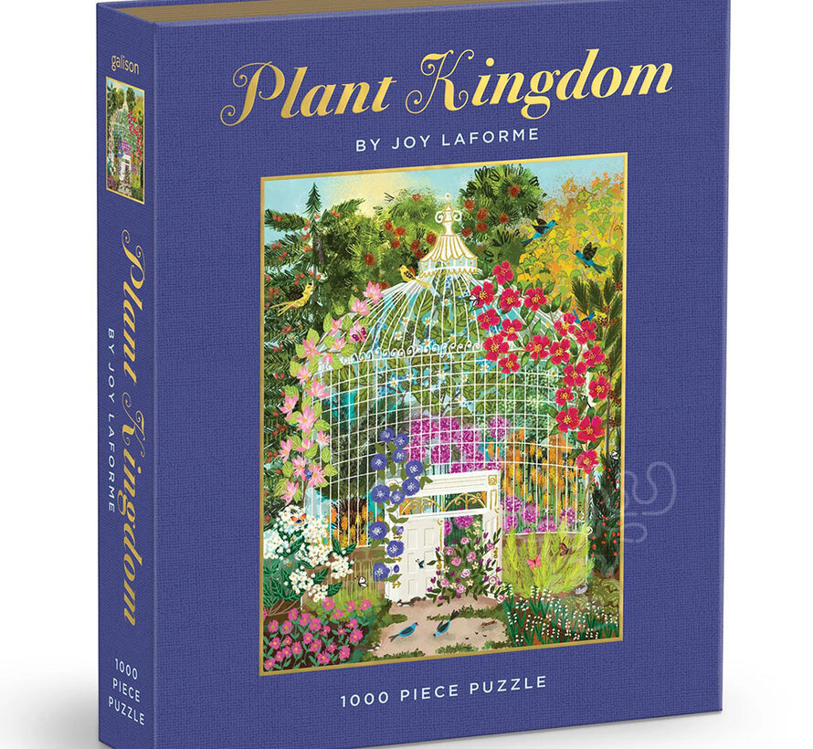 Galison Joy Laforme Plant Kingdom (Botanical Terrarium) Book Puzzle 1000pcs
