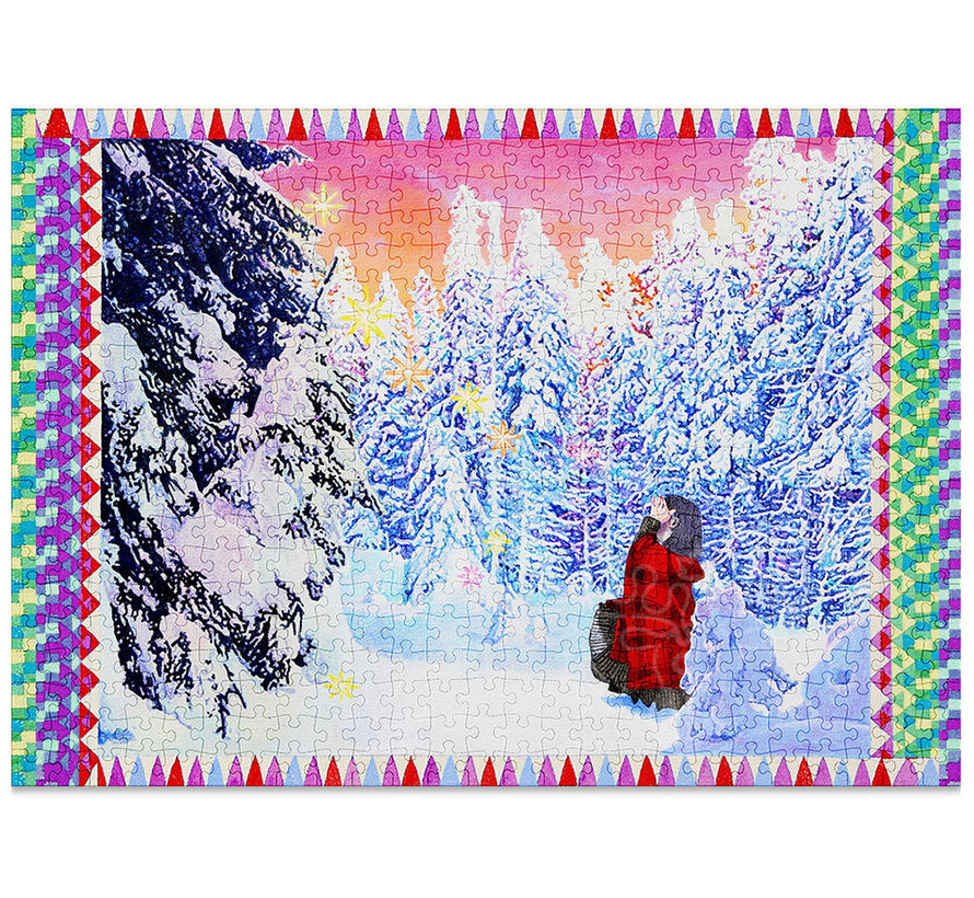 FINAL SALE Cloudberries Snow Puzzle 500pcs