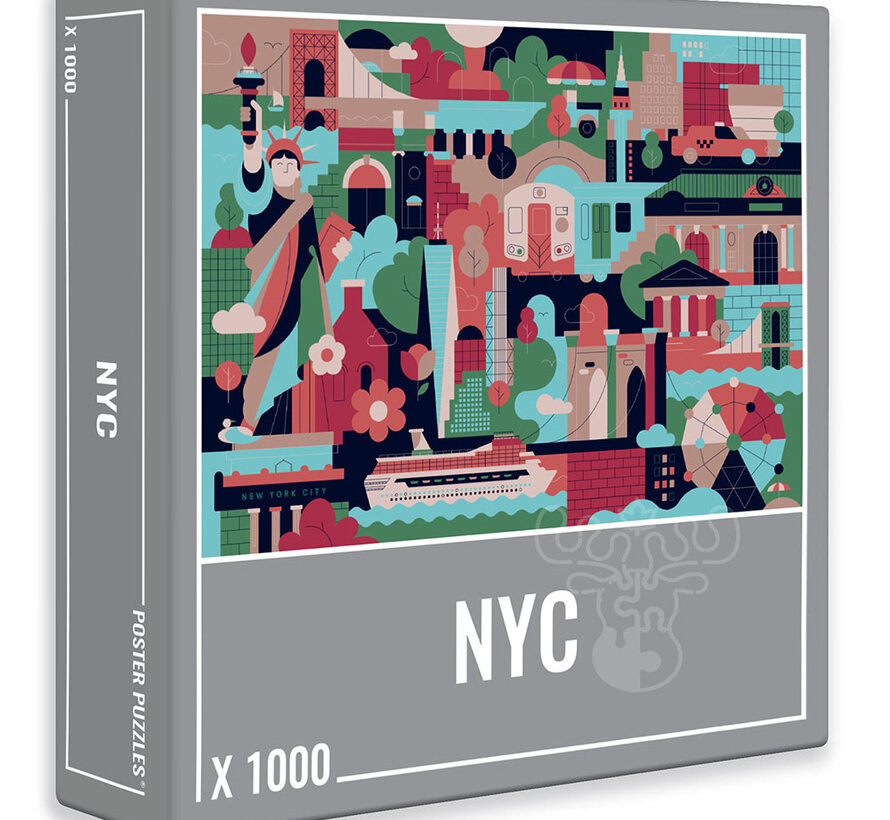 Cloudberries NYC Puzzle 1000pcs