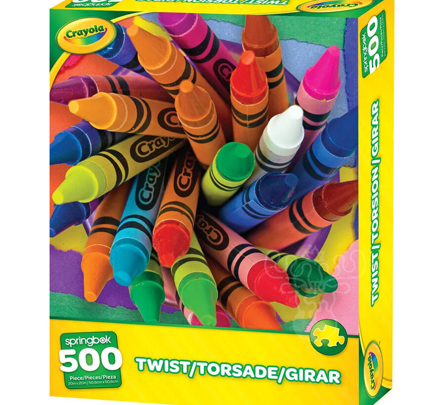 Springbok Crayola Twist Puzzle 500pcs