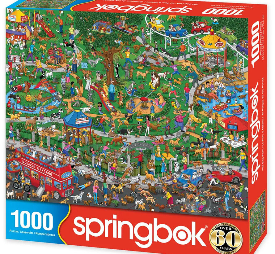 Springbok The Dog Park Puzzle 1000pcs