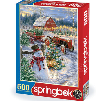 Springbok Springbok Christmas Tree Farm Puzzle 500pcs