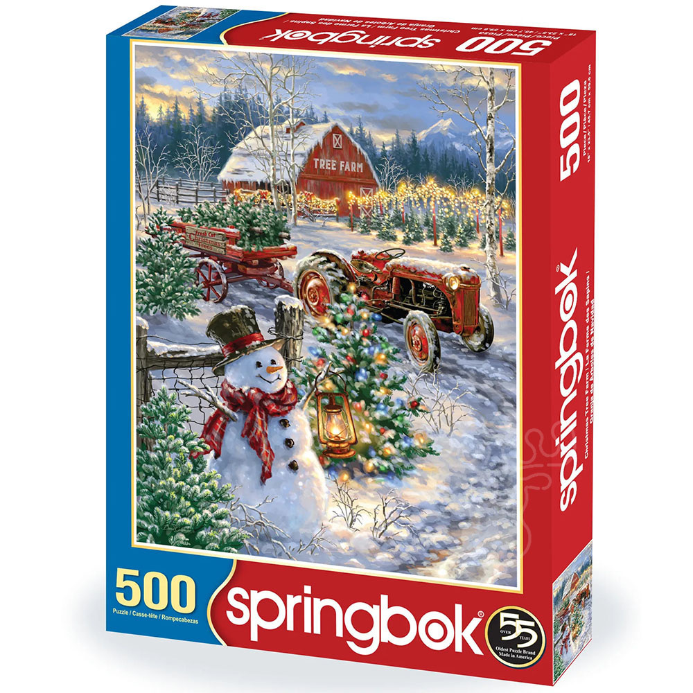 Springbok Christmas Tree Farm Puzzle 500pcs Puzzles Canada