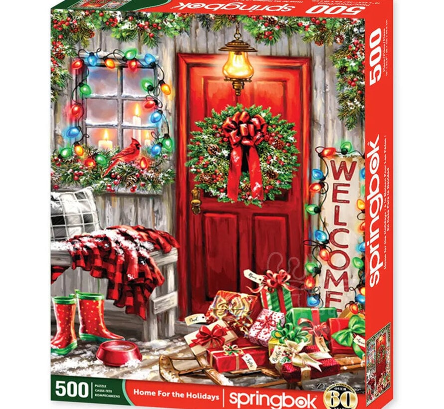 Springbok Home for the Holidays Puzzle 500pcs