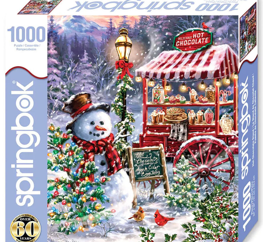 Springbok Hot Chocolate Stand Puzzle 1000pcs