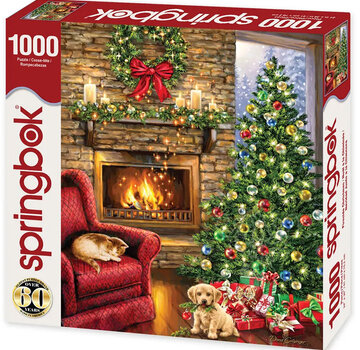 Springbok Springbok Fireside Christmas Puzzle 1000pcs