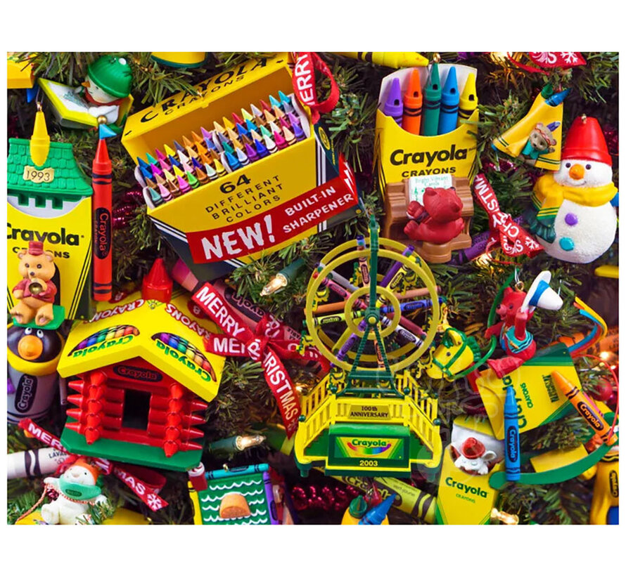 Springbok Crayola Crafty Christmas Ornaments Puzzle 1000pcs