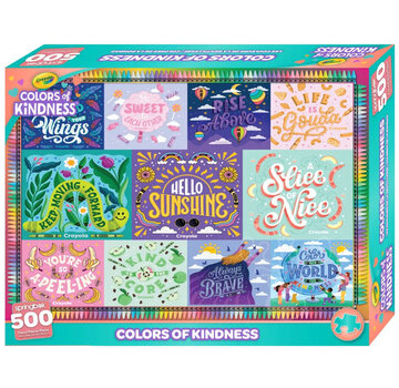 Springbok Springbok Crayola Colors of Kindness Puzzle 500pcs