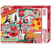 Springbok Springbok Coca-Cola When Friends Drop In Puzzle 500pcs