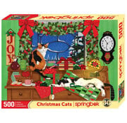 Springbok Springbok Christmas Cats Puzzle 500pcs