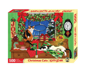 Springbok Christmas Cats Puzzle 500pcs Puzzles Canada