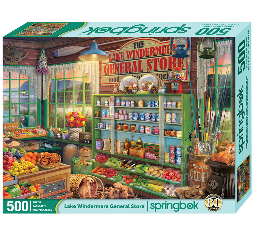 Springbok Lake Windermere General Store Puzzle 500pcs