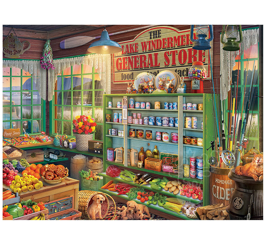 Springbok Lake Windermere General Store Puzzle 500pcs