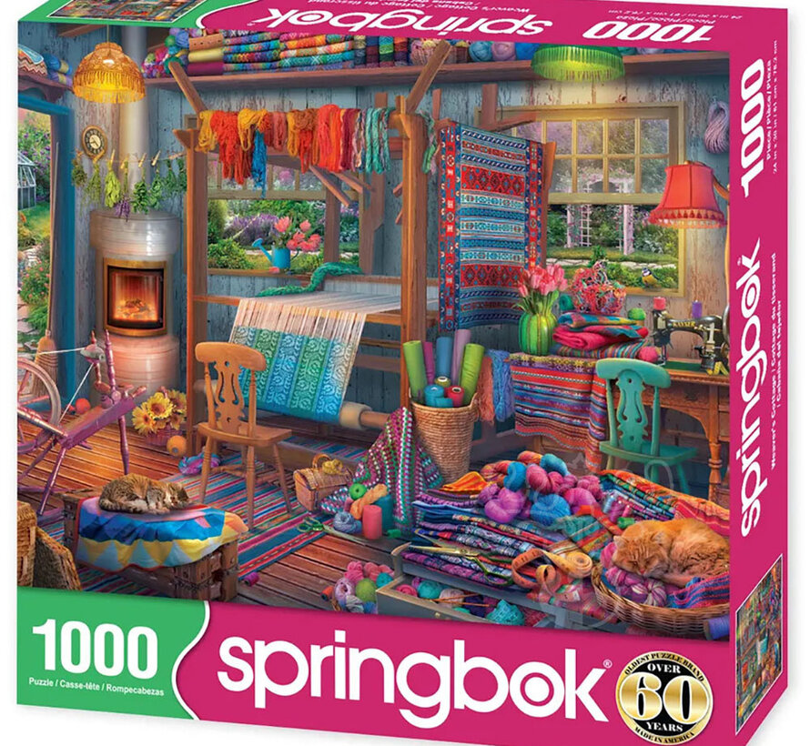 Springbok Weavers Cottage Puzzle 1000pcs