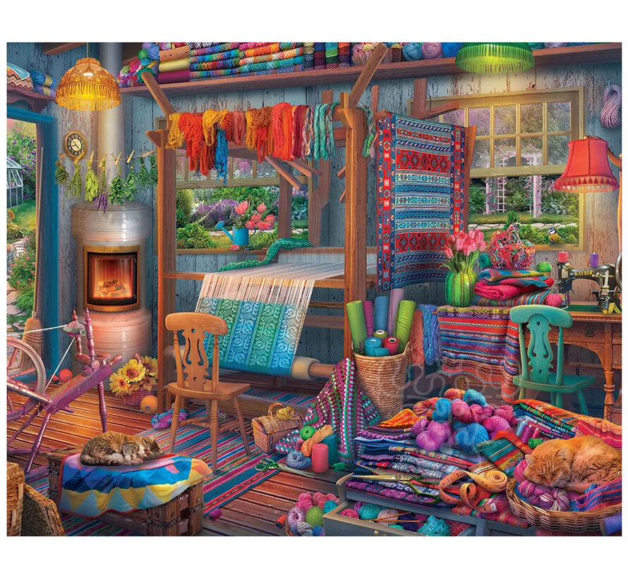 Springbok Weavers Cottage Puzzle 1000pcs