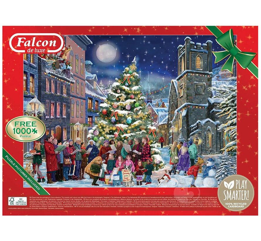 Falcon Christmas Eve Puzzle 2 x 1000pcs