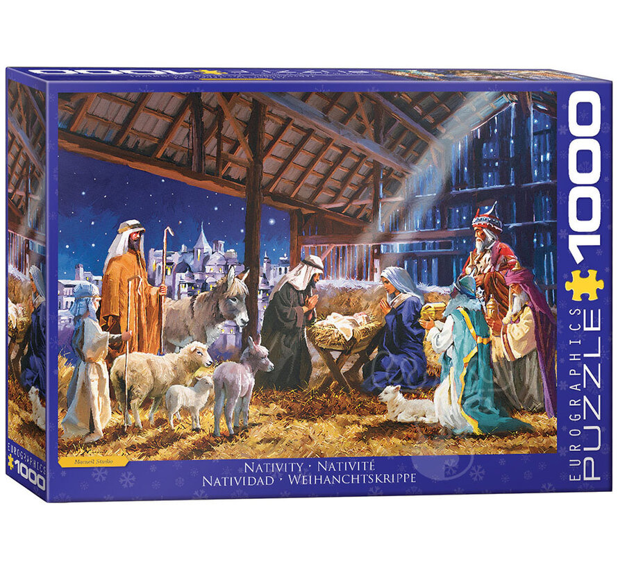 Eurographics Artist Label Macneil: Nativity Puzzle 1000pcs