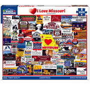 White Mountain FINAL SALE White Mountain I Love Missouri Puzzle 1000pcs