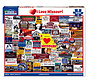 FINAL SALE White Mountain I Love Missouri Puzzle 1000pcs