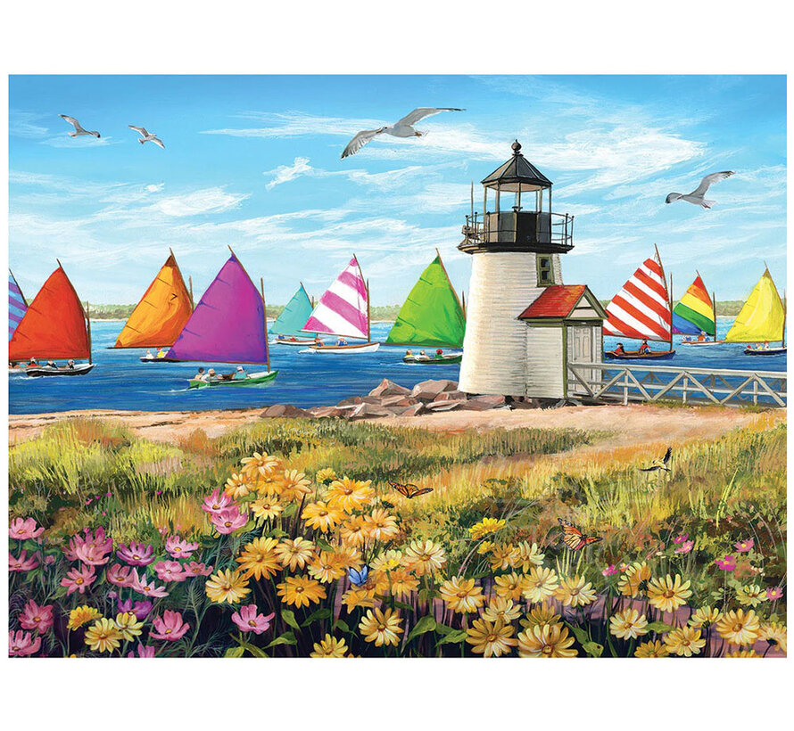 White Mountain Rainbow Fleet Puzzle 500pcs