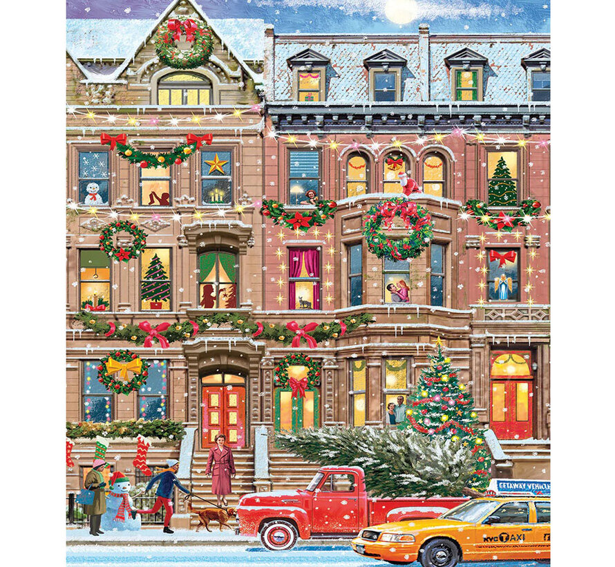 WMP Christmas White Mountain Christmas in the City Puzzle 1000pcs