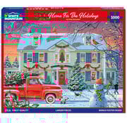 White Mountain White Mountain Mountain Home For The Holidays Puzzle 1000pcs