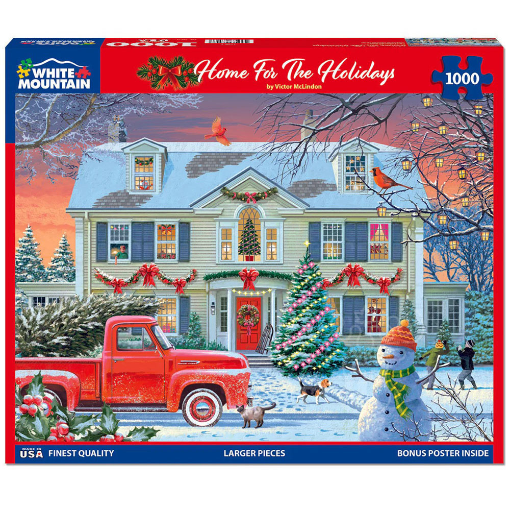 White Mountain Home For The Holidays Puzzle 1000pcs Puzzles Canada
