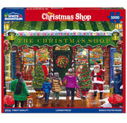 White Mountain WMP Christmas White Mountain The Christmas Shop Puzzle 1000pcs