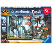 Ravensburger Ravensburger Jurassic World: Dominion Restricted Access Puzzle 3 x 49pcs