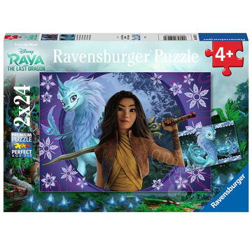 Ravensburger Ravensburger Disney Raya and the Last Dragon Puzzle 2 x 24pcs