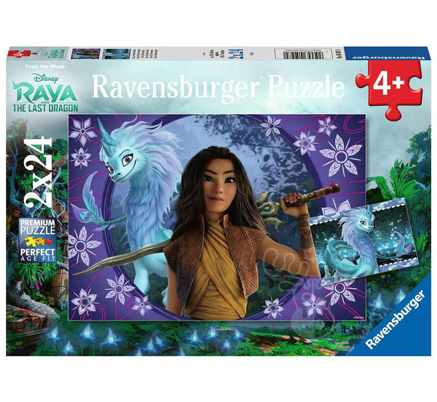 Ravensburger Disney Raya and the Last Dragon Puzzle 2 x 24pcs