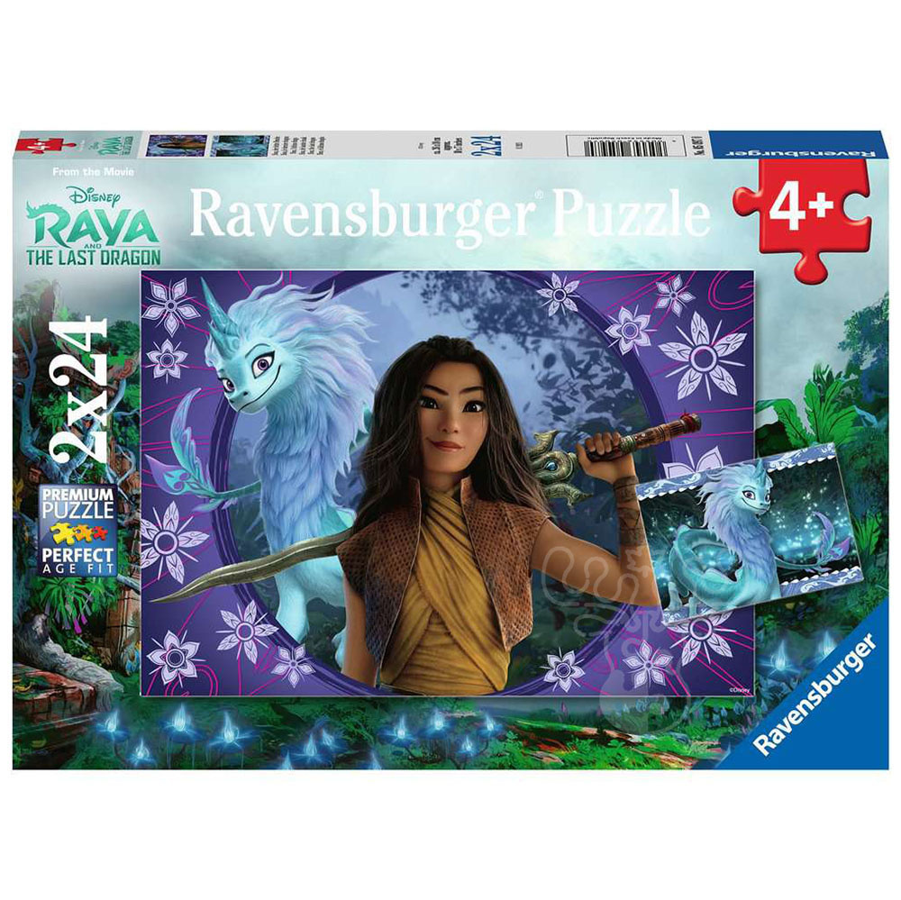 Ravensburger Disney Raya and the Last Dragon Puzzle 2 x 24pcs - Puzzles ...