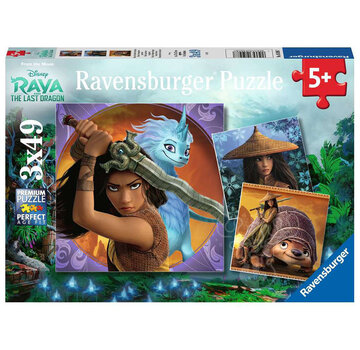 Ravensburger Ravensburger Disney Raya and the Last Dragon Puzzle 3 x 49pcs