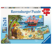 Ravensburger Ravensburger Pirates and Mermaids Puzzle 2 x 24pcs