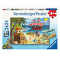 Ravensburger Pirates and Mermaids Puzzle 2 x 24pcs